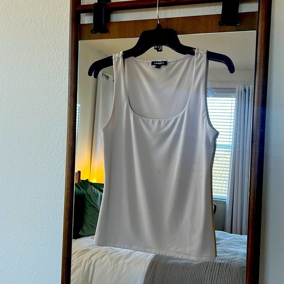 Express Body Contour Khaki Tank Top Camisole - Picture 1 of 2